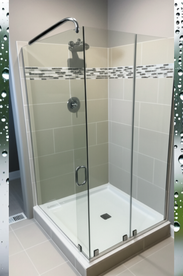 Glass Installation Example 10 - Kendall glass shelves