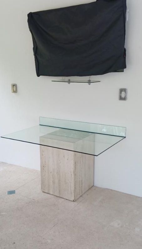 Glass office partition