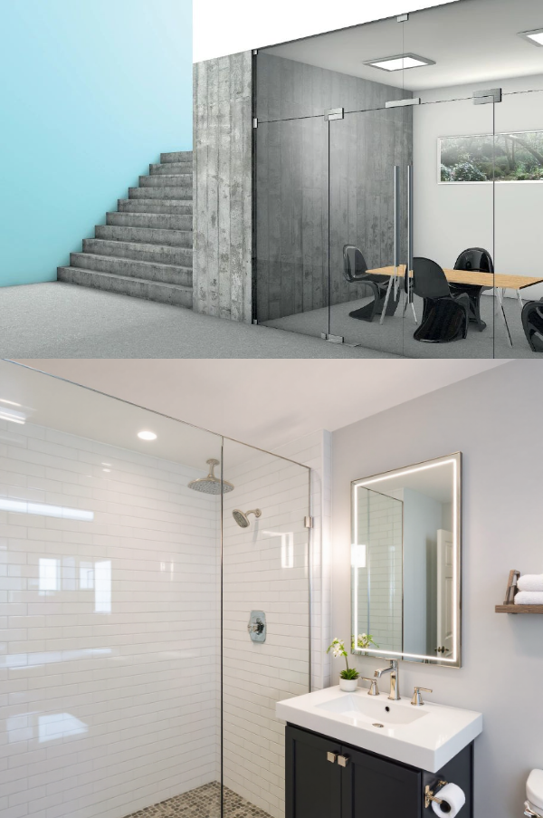 Glass Installation Example 7 - Miami glass doors